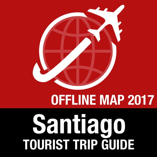 Santiago Tourist Guide + Offline Map