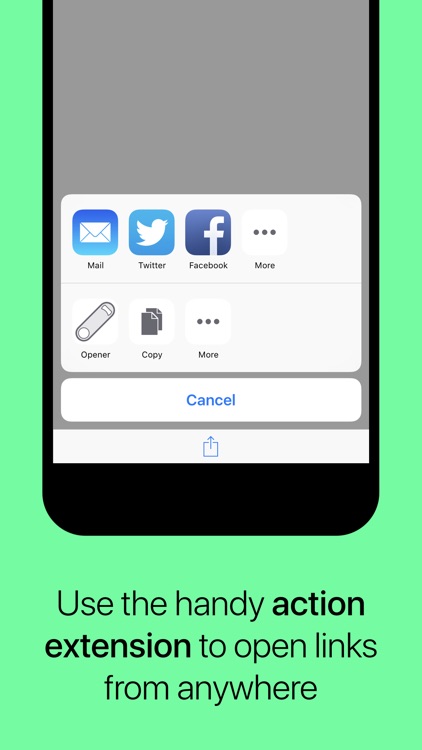 Opener ‒ open links in apps