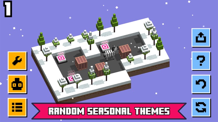 Pushy Boxes: Blocky Animals Solve Logic Puzzle screenshot-3