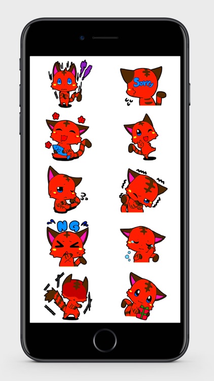 Devil Cat Stickers