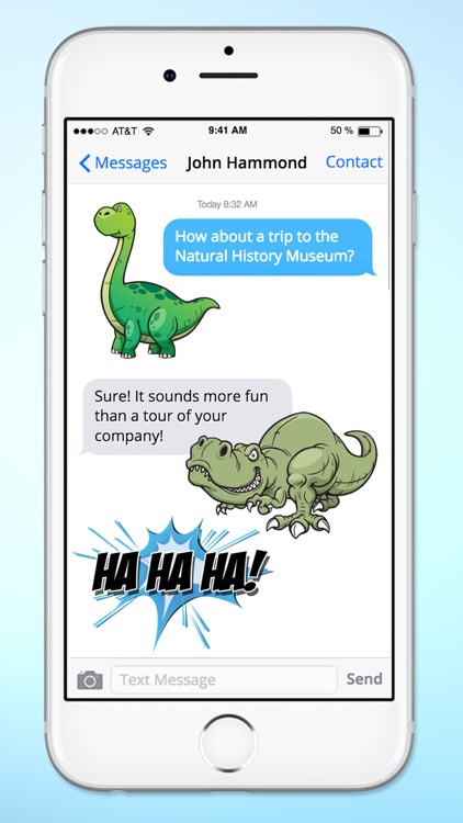 Dinosaur and Word Sticker Pack