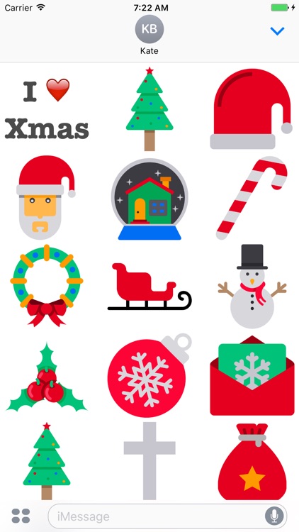 I Love Xmas Stickers Pack