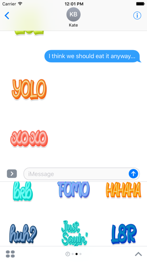 TextSpeak Stickers by Mojiberry(圖2)-速報App