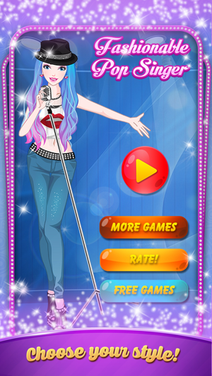 Fashionable Pop Singer: Dressup game(圖1)-速報App