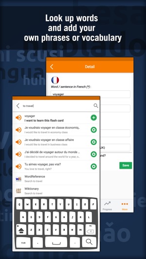 Learn French - MosaLingua Screenshot