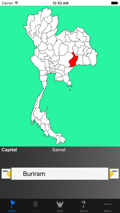 How to cancel & delete Thailand Province Maps, Capitals and Seals from iphone & ipad 1