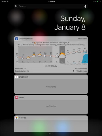 Crisp Weather Widget screenshot 4