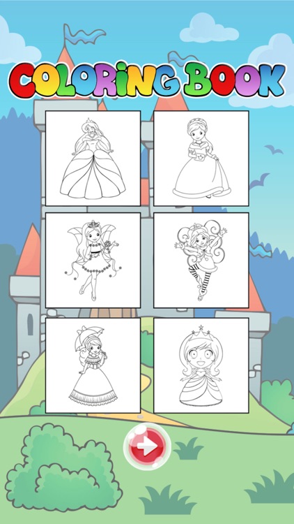 Princess coloring book For Toddler And Kids Free!