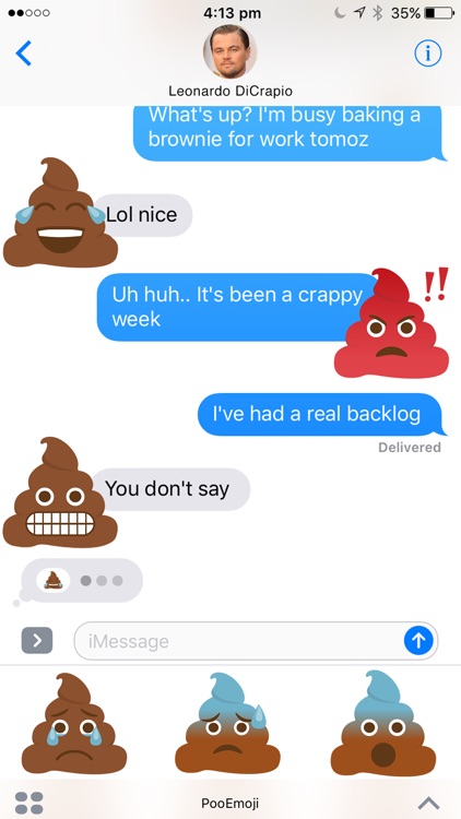 Poo Emoji : Cute Animated Poop Emoji Stickers