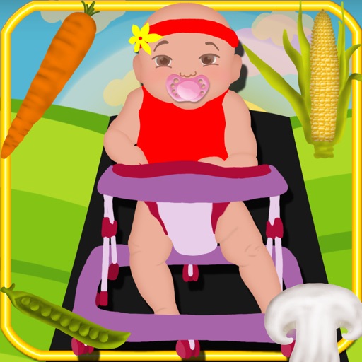 Field Ride Collecting Vegetables Game Icon