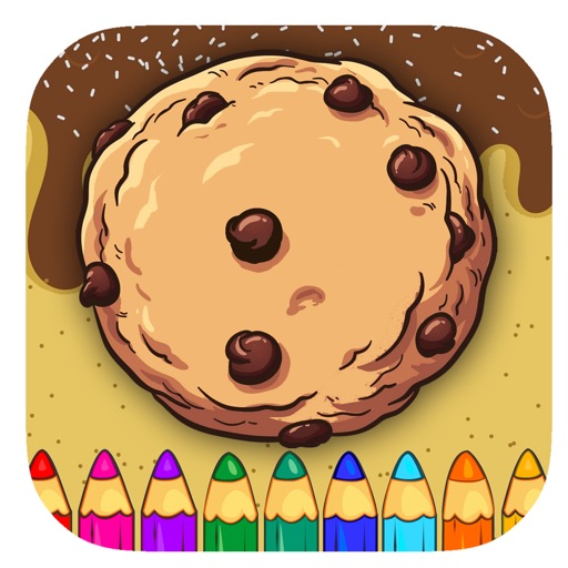 Cookies Coloring Book Game For Kids Edition iOS App
