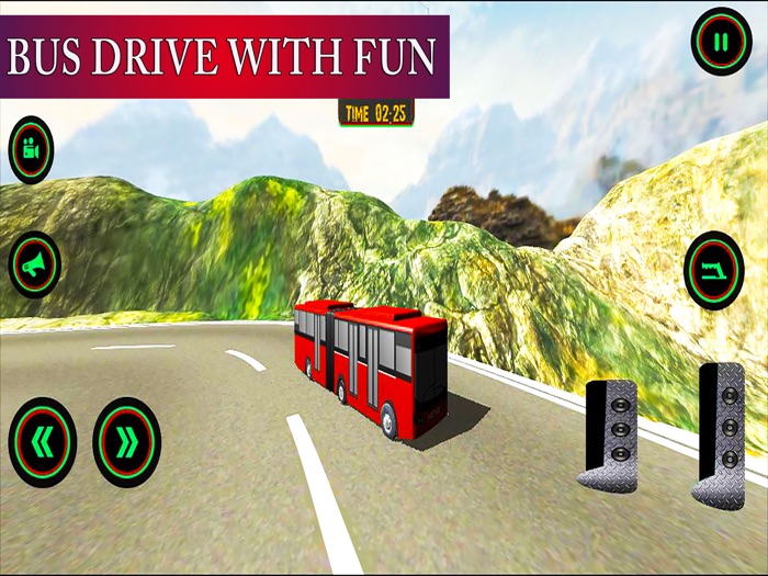Offroad City Metro Bus  Heavy traffic simulation