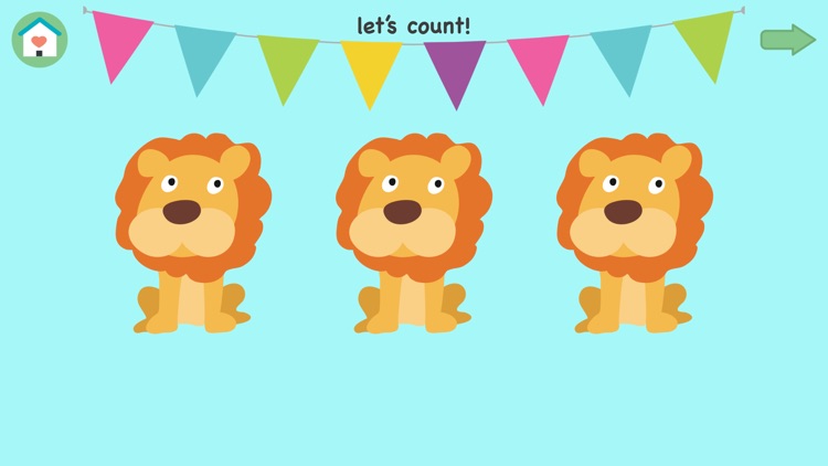 Learn 123 -  first numbers with sounds and animals screenshot-3