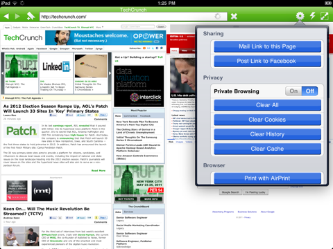 Скриншот из Photon Flash Player & Private Browser for iPad