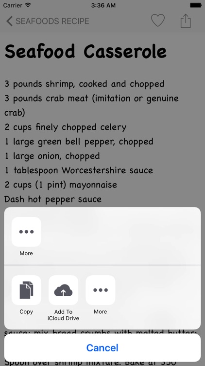Seafoods Recipe