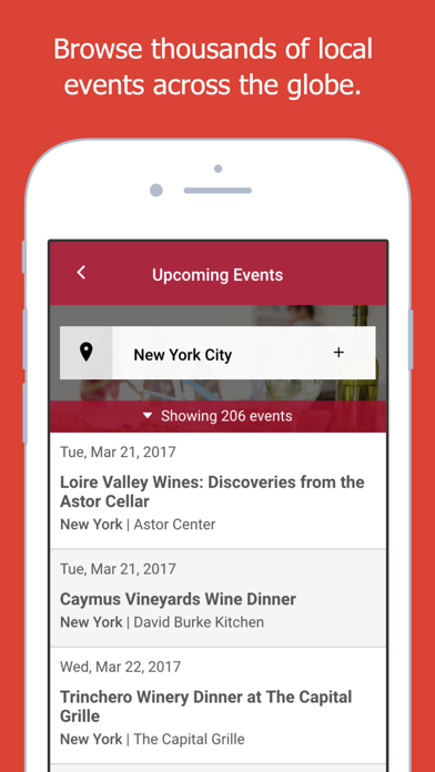 How to cancel & delete Wine Events from iphone & ipad 3