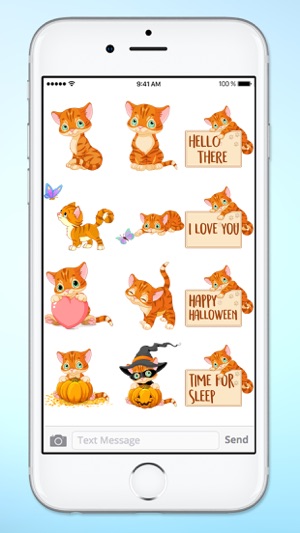 Cute Kitten Messages Sticker Pack(圖3)-速報App