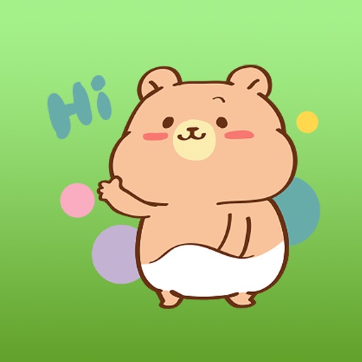 Cute baby bear Cha Cha icon