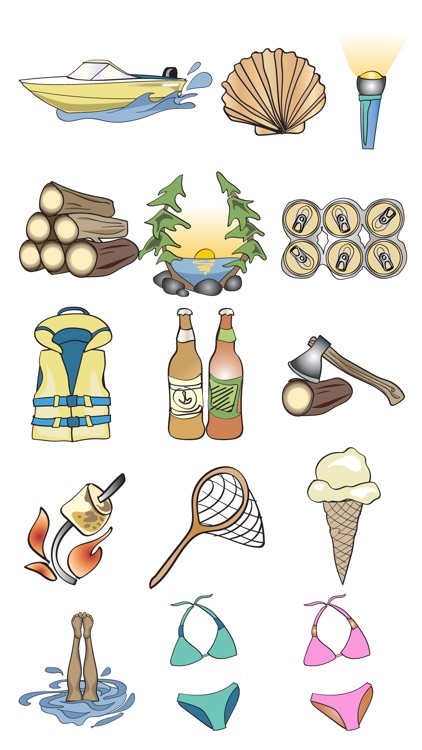 Cottage & Vacation Stickers