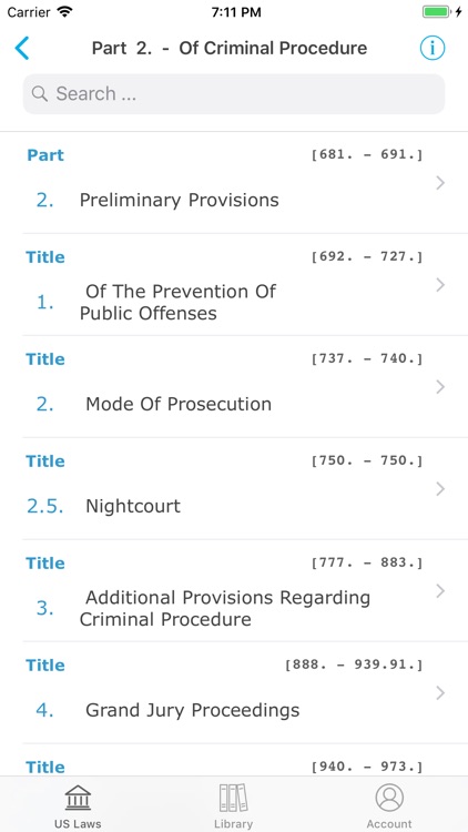 US Laws, State Law Library