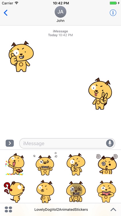 Lovely Dog Vol 2 - Animated Stickers
