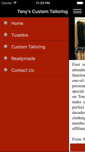 Tony's Custom Tailoring