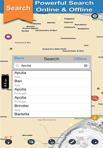 Boating Apulia Nautical Charts screenshot 3