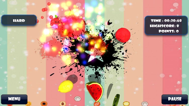 Fruits Cutting Splash 2D