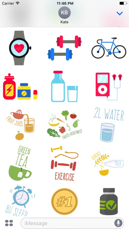 HEALTHy Lifestyle Sticker Pack