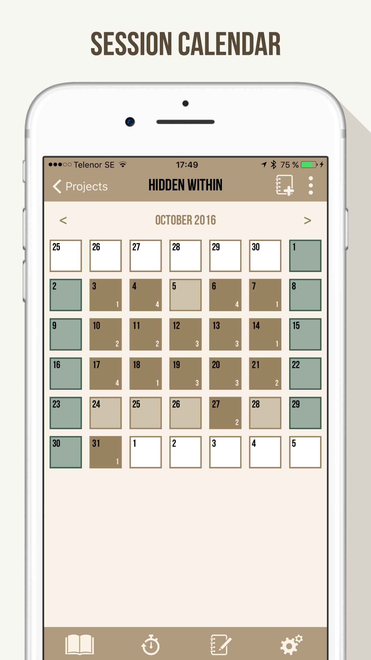 Screenshot do app Word Keeper