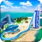 Water slide beach adventure is an ultimate entertaining thrilling mind blowing exciting aqua fun simulation in virtual reality for true adventure lovers