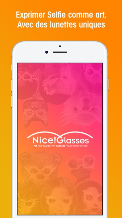 Screenshot #1 pour NiceGlassesLITE -Art Votre Selfie-