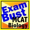 Choose from: MCAT Exam JUMBLE, MCAT Exam REVIEW, and MCAT Exam QUIZ