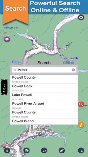 Powell - Glen Canyon N offline lake & park trails(圖4)-速報App