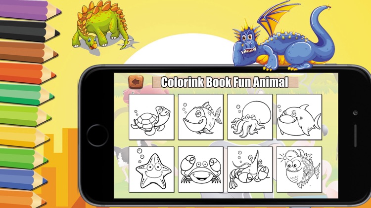 Kids Coloring Book : Fun Animal
