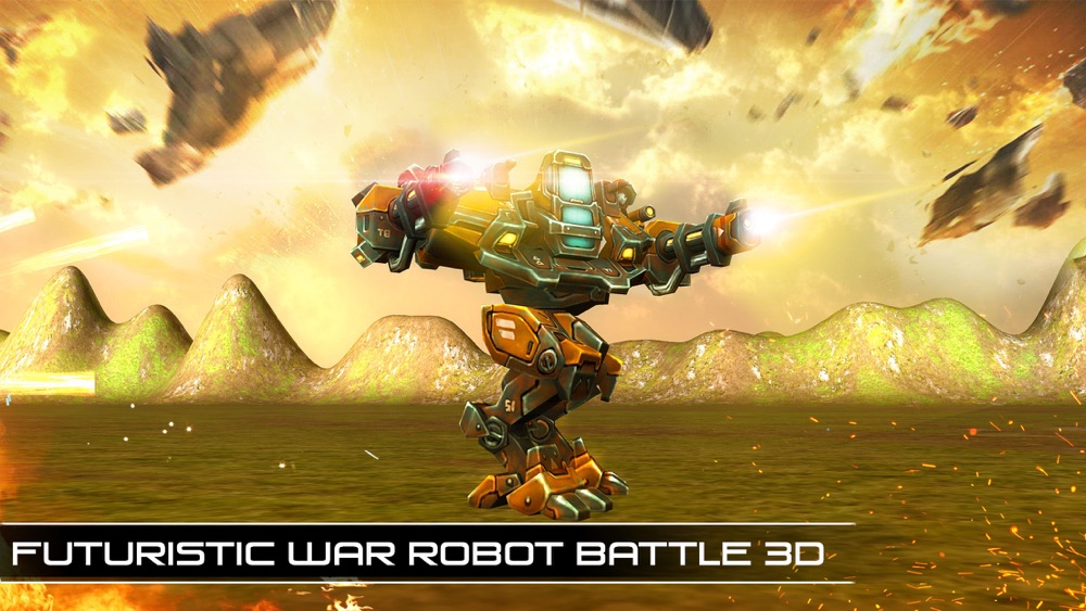 USA War Robots Battle Clash : Robo Sim-ulator 3D