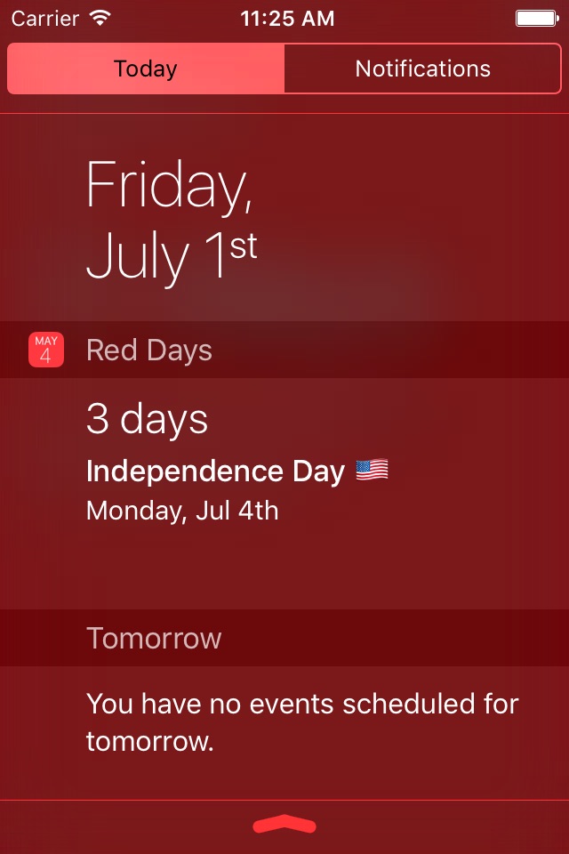 Red Days - Holiday Countdown screenshot 3
