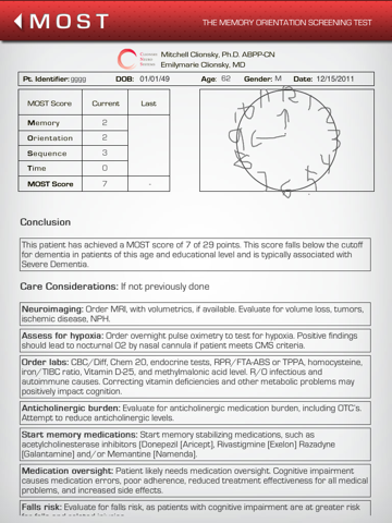 Memory Orientation Test-MOST screenshot 3