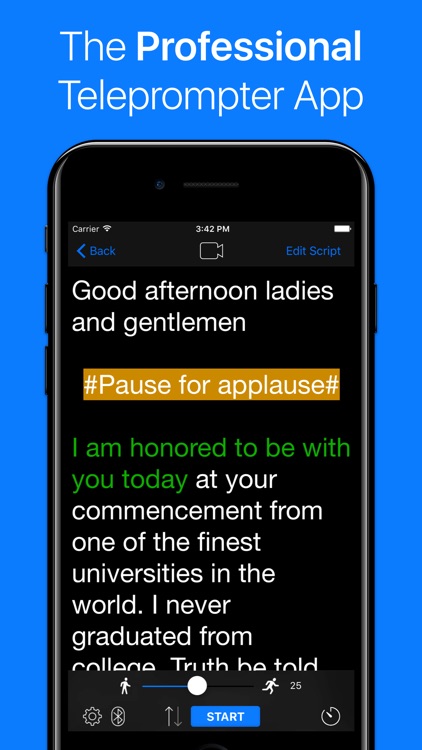 Teleprompter Premium – The Pro Script & Lyrics App