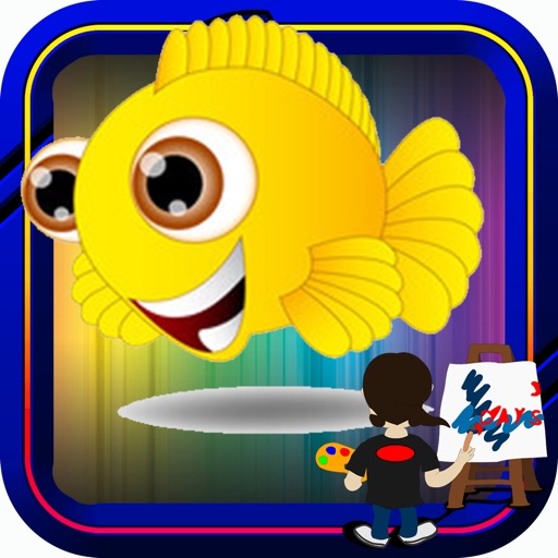 Fish Kids Coloring Best Version icon