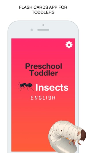 Insects Flashcard for babies and prescho