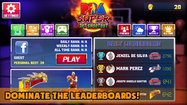 PBA Super 3pt Shootout(圖2)-速報App