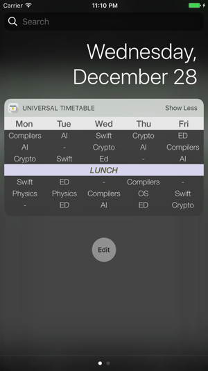 Universal Time Table Widget(圖1)-速報App