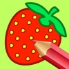 Strawberry Coloring Book Game Free Version