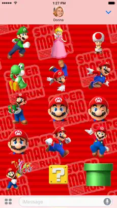 Captura de Pantalla 2 Super Mario Run Stickers iphone