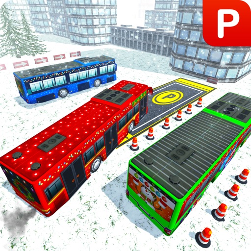Winter Bus Driver 3D Simulator: Snow Hill Parking Icon