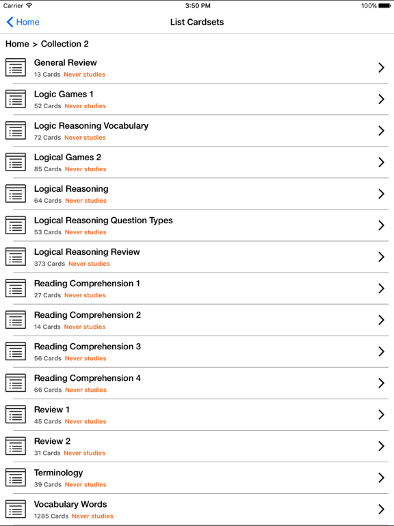 LSAT Flashcardsのおすすめ画像2