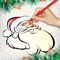 Christmas & New Year Holiday Coloring Adults Book