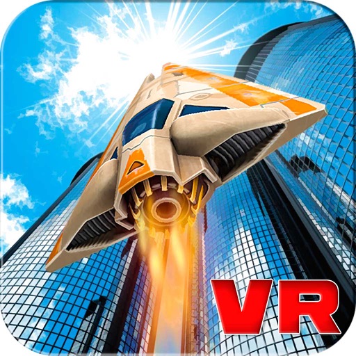 VR Futuristic Car Race- Turbo Car Flying Simulator iOS App