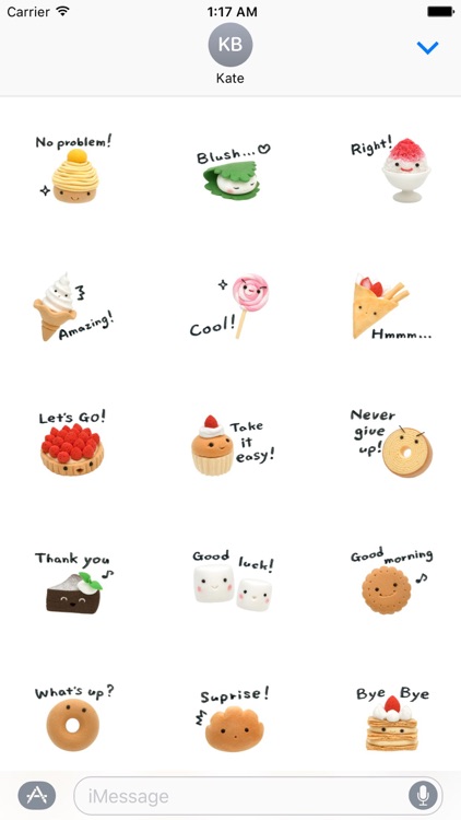 Funny Candies Stickers